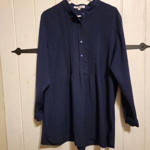 TravelSmith Top Long Sleeve Button Front Size 1X